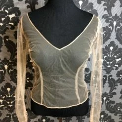 Something Blue NEW ARRIVALS Martina Liana Size 16 Nude Tulle Sleeves Jackets