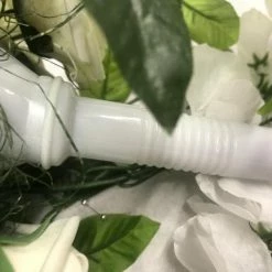 Something Blue DECOR 18" Green And White Floral Bouquet