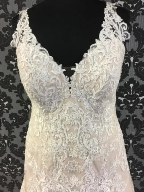 Something Blue Stella York Wedding Dress Tulle W/ Lace Ivory Size 18 4 Something Blue Stella York Wedding Dress Tulle W/ Lace Ivory Size 18