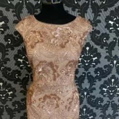 Something Blue Alex Evenings Women's Formal Lace Rose Gold Size 8 FORMAL/MOTHER'S DRESSES