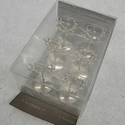 Something Blue Celebrate It Place Card Holder Silver Plated Silver Size 6ct SIGNS DECOR