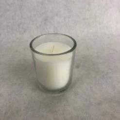 Something Blue Votive Size 2.5" Wax/Glass Ivory CANDLES DECOR