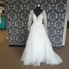 Something Blue WEDDING DRESSES Allure Bridal Disney " Princess 'Pocahontas" Size 12 Ivory DeepV Neckline A-Line