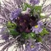 Something Blue Centerpiece Floral Purple/Ivory/Green Size 12"x21" CENTERPIECES