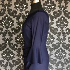 Something Blue FORMAL/MOTHER'S DRESSES Alex Evenings Formal Size 16 Spandex Navy
