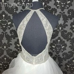 Something Blue Casablanca BL328 Andi Wedding Dress Horsehair/Beaded AS IS LOOSE BEADING