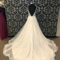 Something Blue WEDDING DRESSES Stella York 6724DM Women's Wedding Dress Tulle Moscato Size 10 11 Something Blue WEDDING DRESSES Stella York 6724DM Women's Wedding Dress Tulle Moscato Size 10