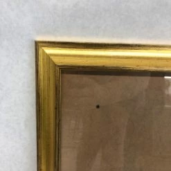 Something Blue DECOR Frame Size 10"x12" Wood Gold SIGNS