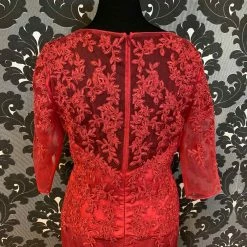 Something Blue Jade By Jasmine J155051 Formal Chiffon/Lace Peony Size 16 FORMAL/MOTHER'S DRESSES