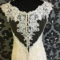 Something Blue Stella York 5526 Women's Wedding Dress Lace Ivory Size 12 Sheath WEDDING DRESSES