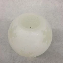 Something Blue Wedding Bullfrog Candle Wax White Size 4.75" CANDLES DECOR