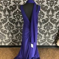 Something Blue Cameron Blake 216690 Formal Spandex Indigo Size 20 FORMAL DRESSES FORMAL/MOTHER'S DRESSES