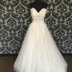 Something Blue Wedding Allure Bridal 9565 Women Wedding Dress Embroidery/Tulle Size 12 WEDDING DRESSES