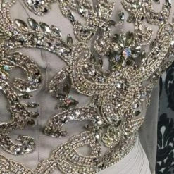 Something Blue Fabuluxe GL2127 Formal Chiffon Taupe Size XL FORMAL DRESSES FORMAL/MOTHER'S DRESSES