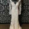 Something Blue WEDDING DRESSES Eddy K EK1276 Wedding Dress Lace/Sequin Ivory/Champ Size 10