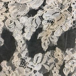 Something Blue Justin Alexander Justine-A085 Topper Lace Ivory Size 6 Sleeves