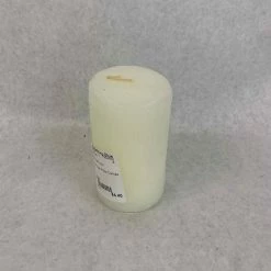 Something Blue Pillar Wax Ivory Size 5.5" CANDLES DECOR