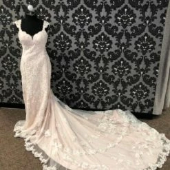 Something Blue Essense Of Australia ESME D2205 Women's Wedding Dress Lace/Tulle