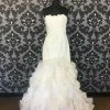 Size 14 Off White Pronovias Lace Strapless Mermaid Modified Sweetheart