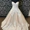 Something Blue WEDDING DRESSES Mori Lee ML2674 Wedding Dress Lace/Tulle Caramel Size 10