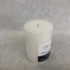 Something Blue DECOR Pillar Size 4" Wax White CANDLES
