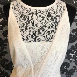Something Blue Gianni Bini Women's Formal Lace Ivory Size 12 FORMAL DRESSES FORMAL/MOTHER'S DRESSES