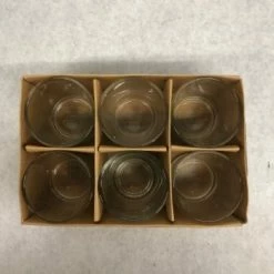 Something Blue DECOR Votive Holder Glass Clear Size 6ct CANDLES