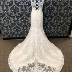 Something Blue WEDDING DRESSES Stella York 6343 Women's Wedding Dress Lace Ivory/Blush Size 10