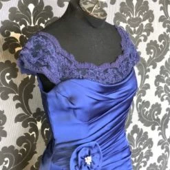 Something Blue Jade By Jasmine K148059 Women's Formal Polyester New Cobalt Floor FORMAL/MOTHER'S DRESSES