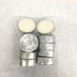 Something Blue Tea Light Candle Wax Ivory Size 10ct CANDLES DECOR